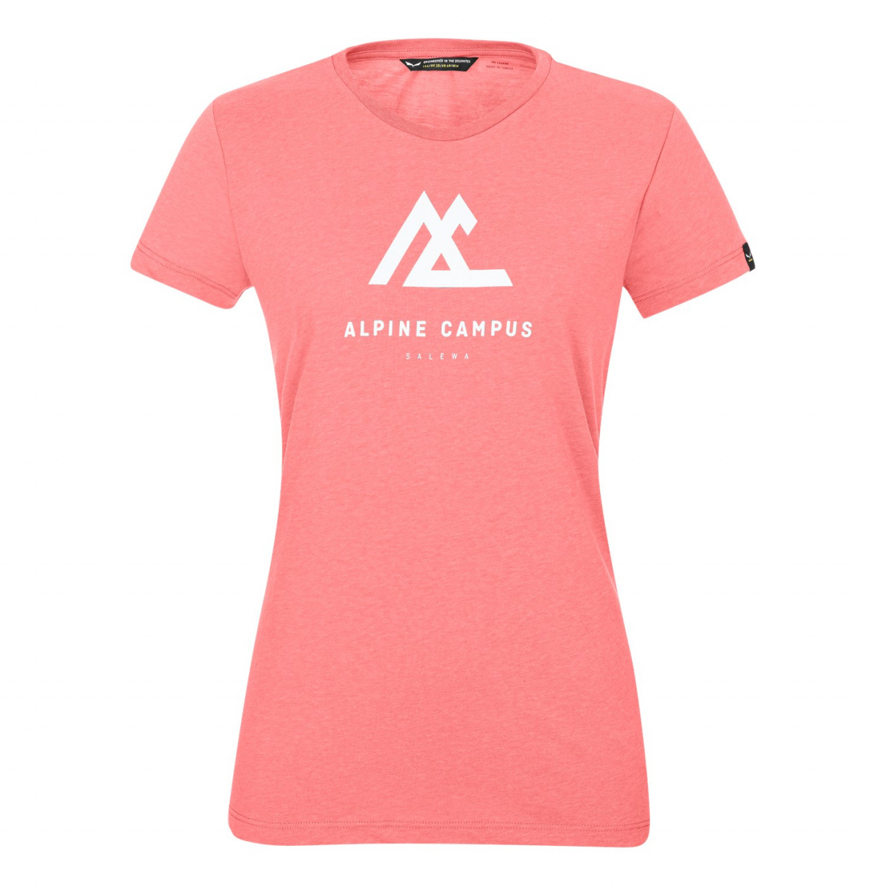 T-Shirts Salewa Frames Dry Short Sleeve Mulher Rosa 685CSEKFX